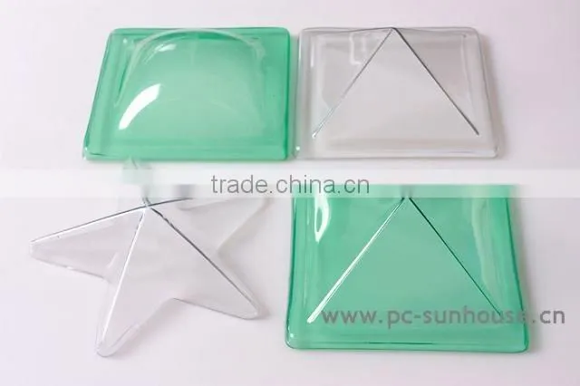 transparent polycarbonate covering