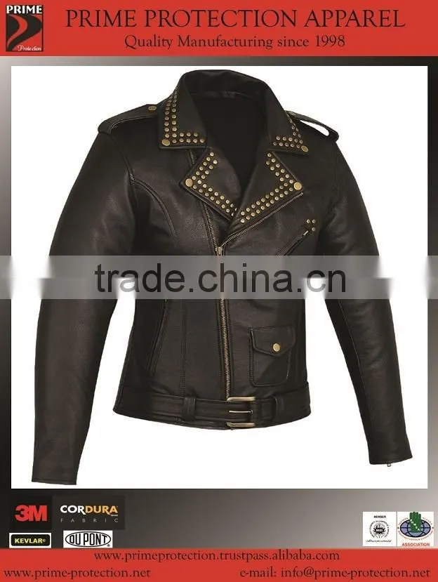 Leather Motorcycle Jacket women