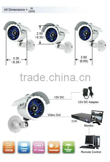 Zmodo Outdoor Camera 4 Channel DVR System