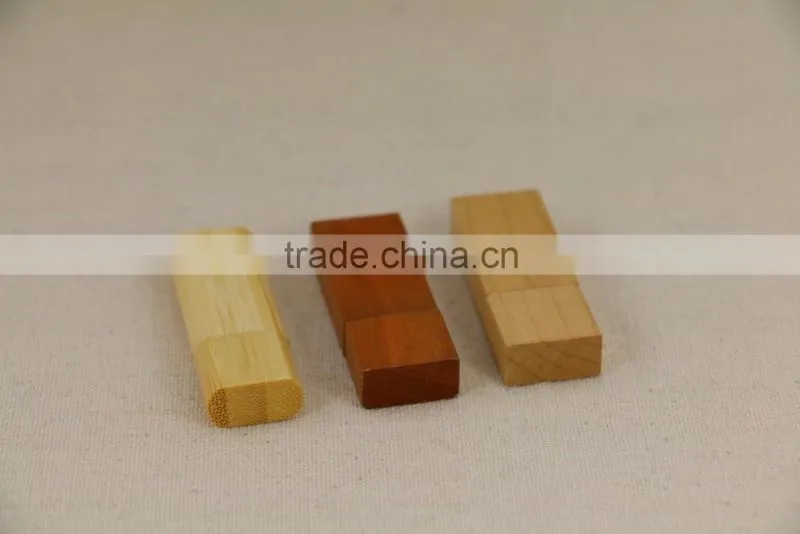 Eco-friendly Customized Logo Laser engraving Wooden USB Flash Driver for promotion