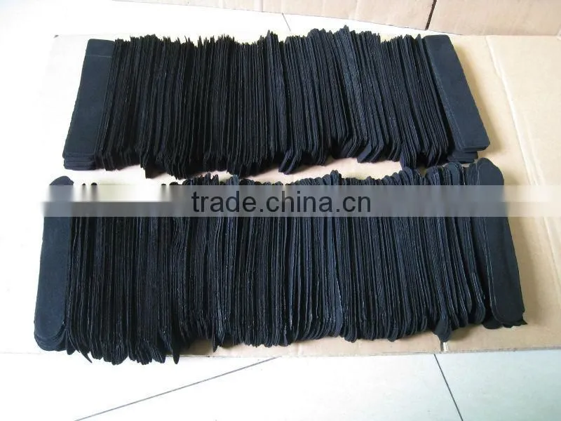 Stock black velvet pen pouch