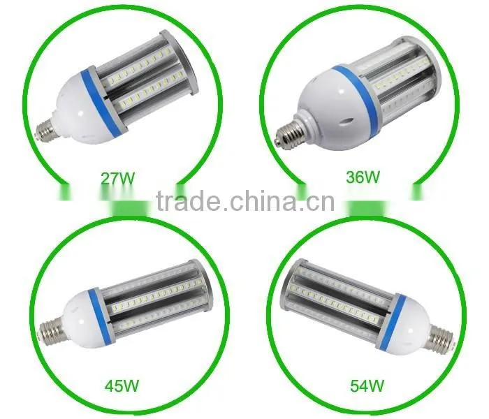 IP64 360 degree smd led light e40,27w corn led bulb e40