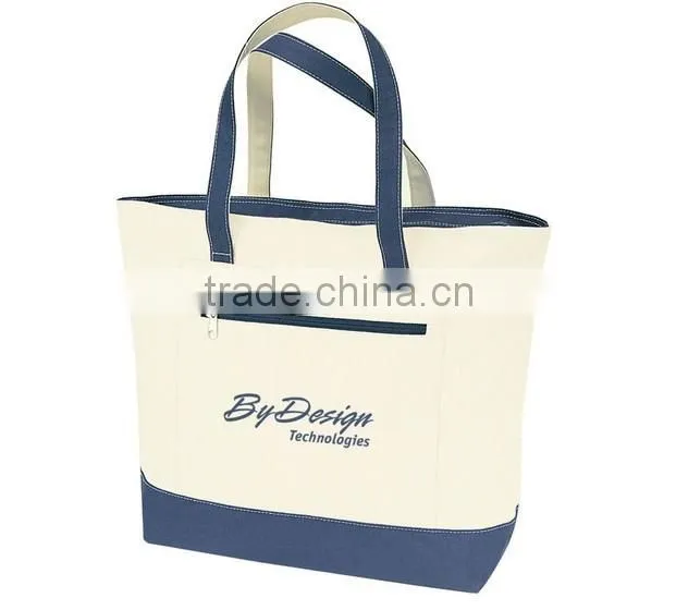 2016 fashion cotton canvas shopping bag,large capacity canvas shopping bag