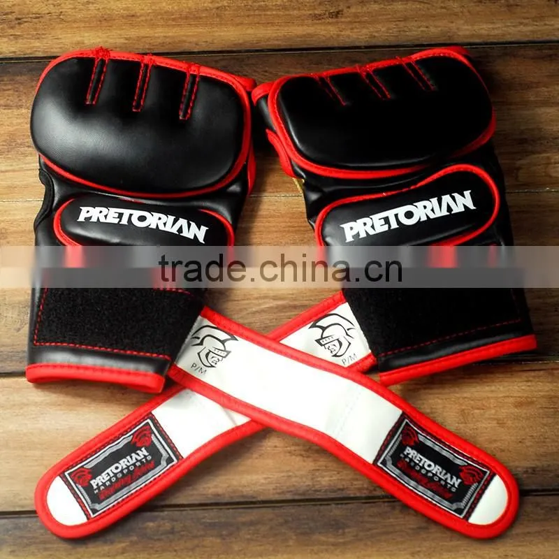 2016 Half Finger Fashion UFC MMA Gloves Wining Sports Twins Fighting Training Grant Kickboxing Sparring Gloves winning gloves