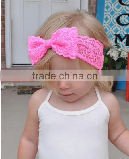 The hot spot in children with lace bow and explosion of 2016 new baby hair