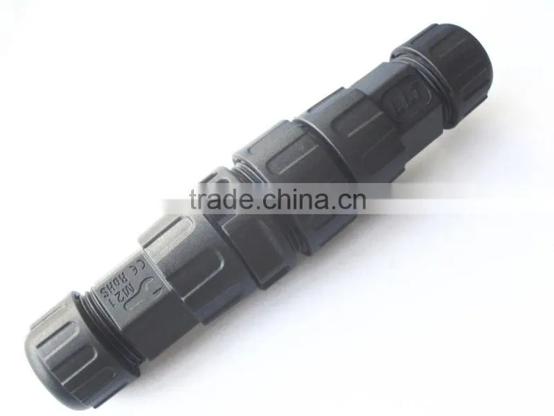 LLT M25 3+8 pin power and signal connector waterproof cord to cord connector