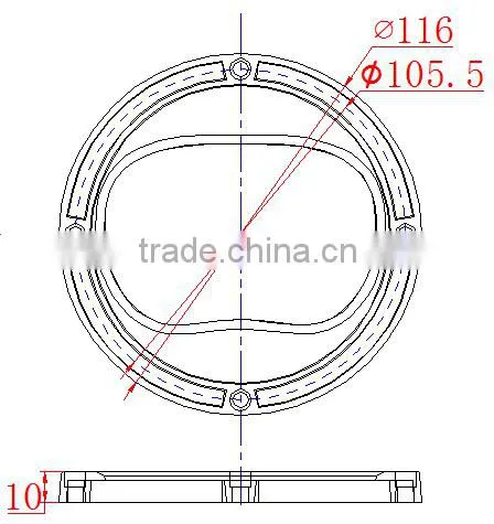 LED Glass Lens for Street light 92mm KC92-3