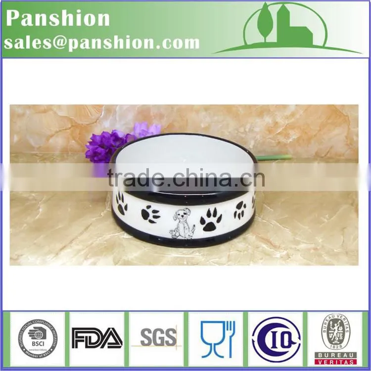 ceramic dog bowl feeder pet feeder