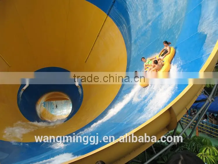 2016 new products fiberglass big water slides