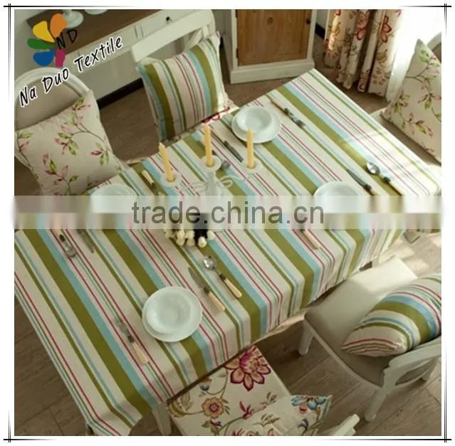 American style printed tablecloth