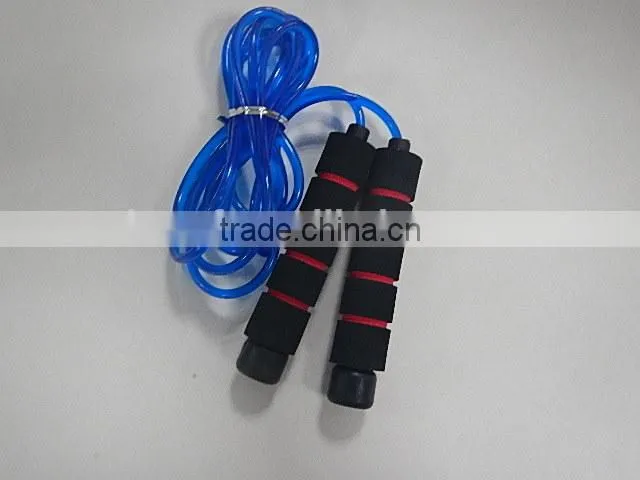 High quality plastic skipping rope/Eva foam skipping rope wholesale