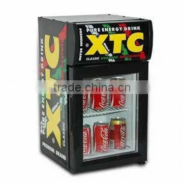 600L compressor Double Hinged Door Refrigeration Showcase