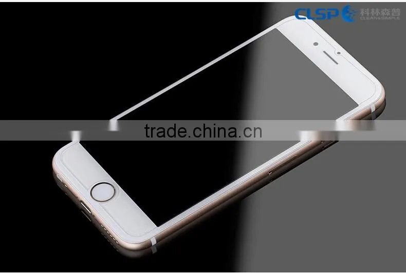 wholesale 9H 0.33mm Ultra Thin 2.5D Round Edge tempered glass For Iphone 6 tempered glass protector