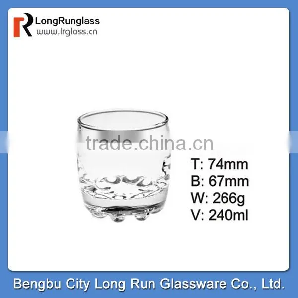 LongRun 9oz unbreakable glassware glass water set glass drinking sets wholesale