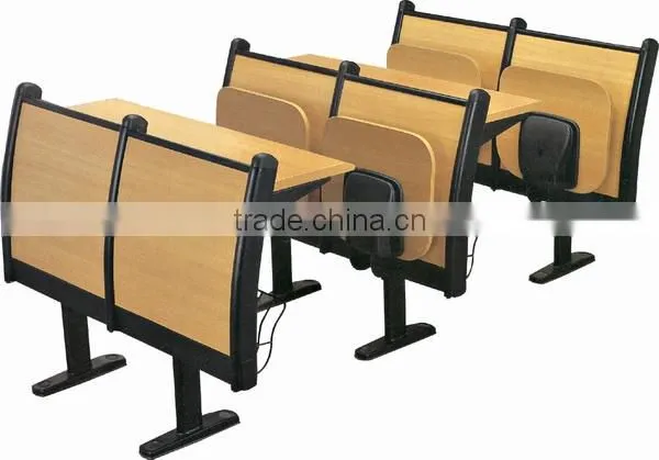 Tianzuo Steel Frame Wooden School Chair and Desk