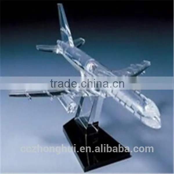 2016 Nice and noble 3d crystal passenger plane model