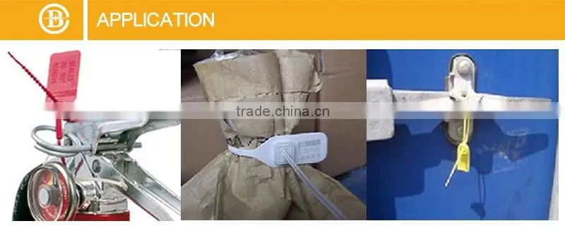 Fire extinguisher plastic seals Plastic seal PS110 28cm Length seals