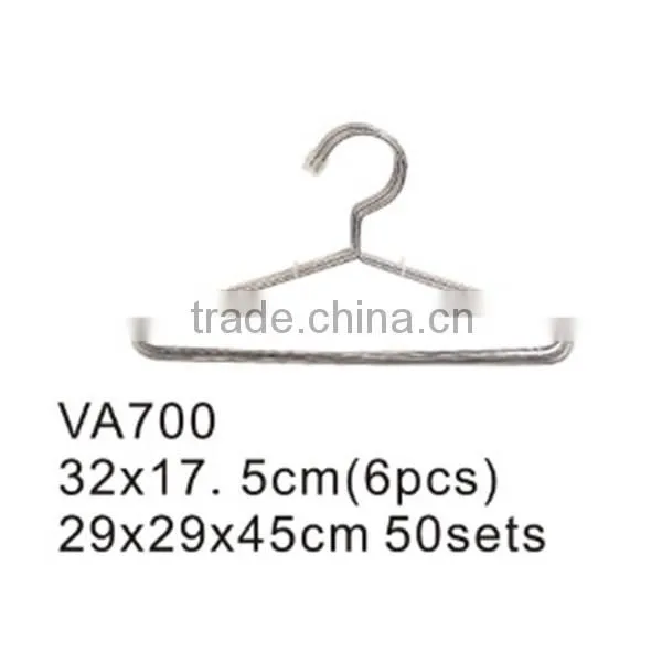 VA702 antique style firm stainless steel clothes hanger