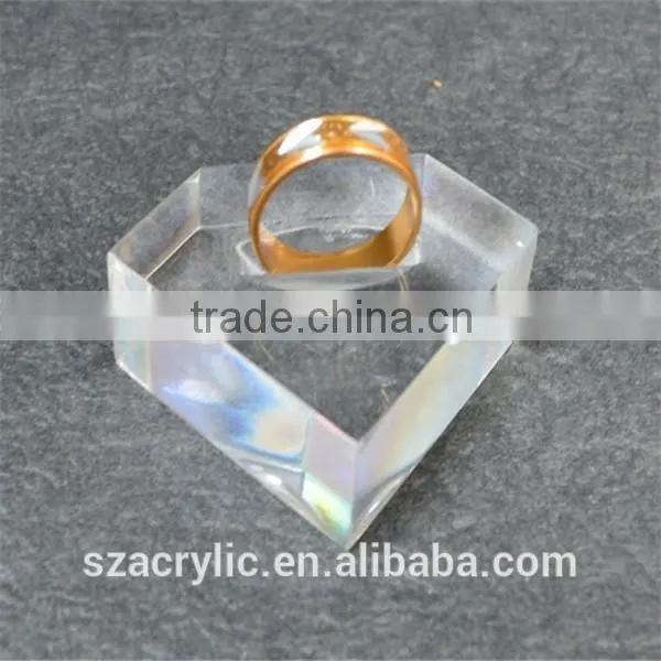 Acrylic jewellery display blocks