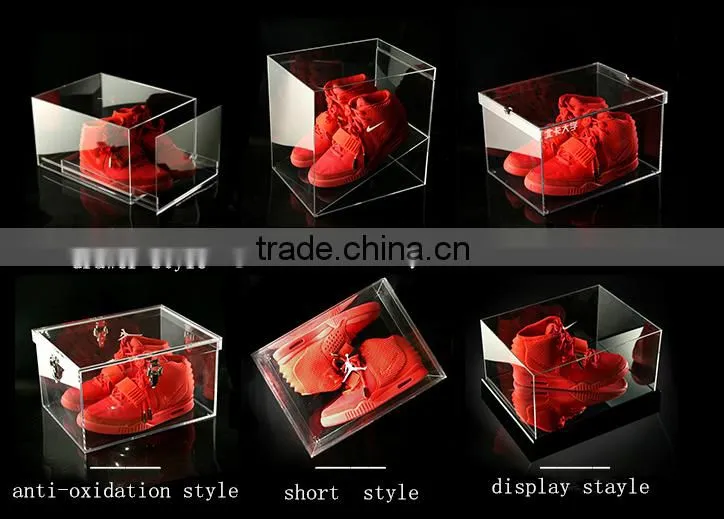 wholeslae hot sale clear acrylic shoe box