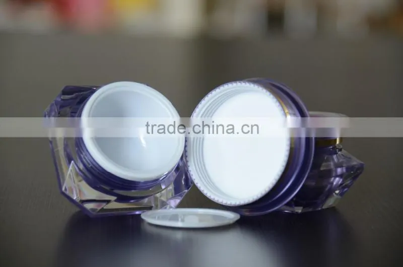 china export cosmetic packaging body cream jar, plastic empty container jar