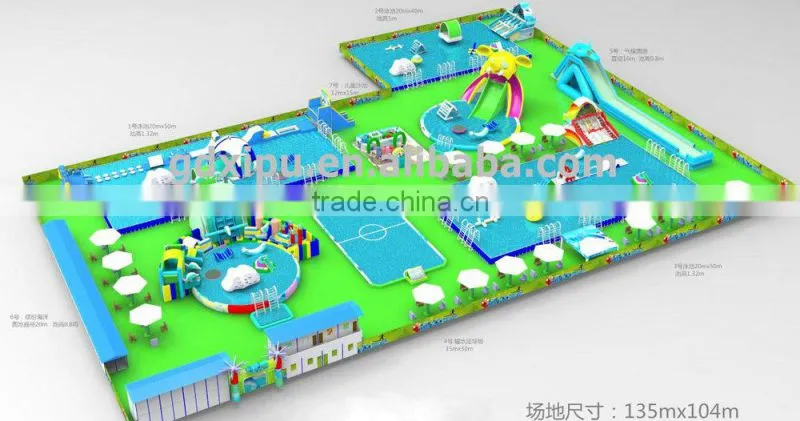 2015 Professional Outdoor Inflatable Sport Trampoline For Sale