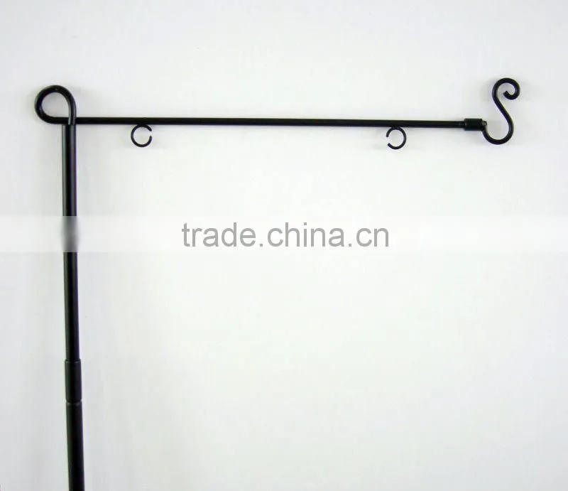 Iron garden indoor or outdoor flagpole