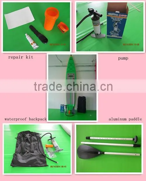 25psi double layer drop stitch 12' * 6" Drop stitch inflatable stand up paddle board for racing
