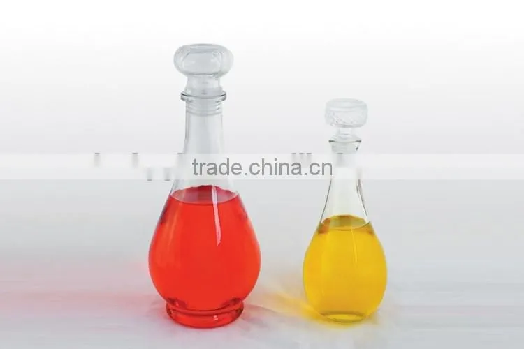 1000ml glass vodka martini winebottle with glass cork lid