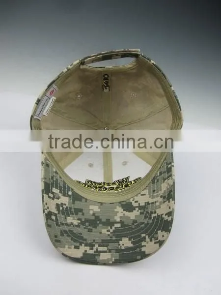 2015 Hot sale Fashional camouflage cap with embroidered LOGO