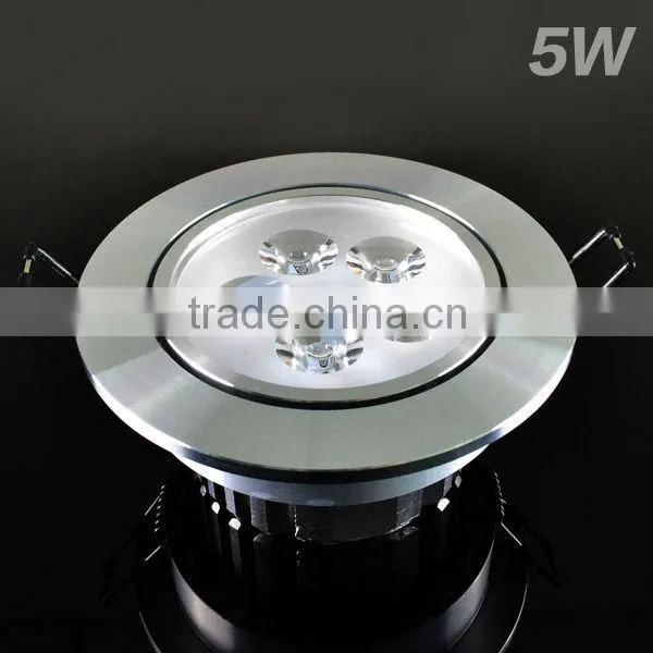 5W Aluminum LED Einbauspot quadratisch 3000K