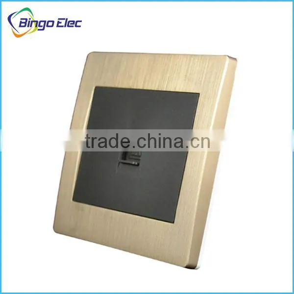 new design brushed golden electrical main switch