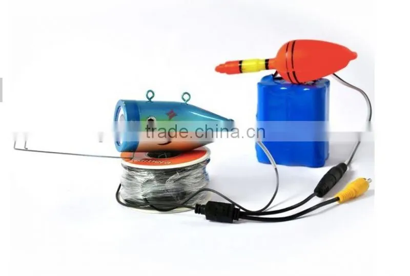 7'' TFT LCD underwater fishing camera 50m cable 1/4 SONY CCD 24 pcs LED lights remote control night vision