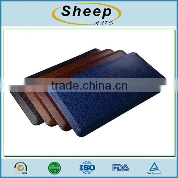 China supplier non slip pvc foam office floor pad kitchen mat accessories
