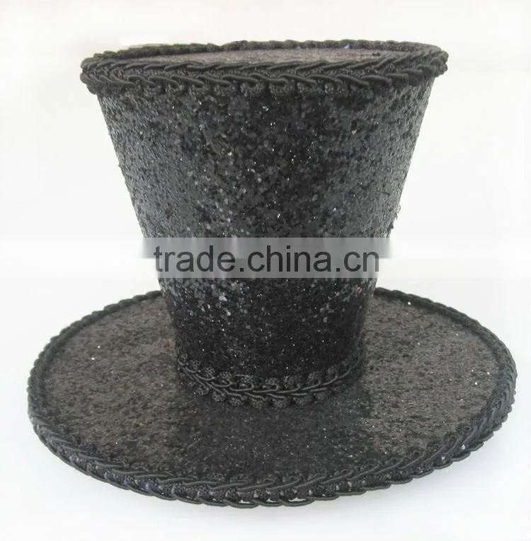 MYLOVE performance hat for stage bling bling hat Leopard Print MLSM009