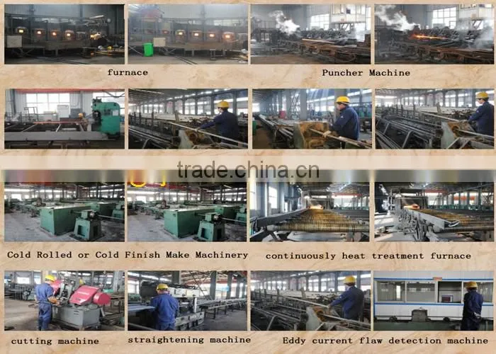 cold drawn seamless steel pipe ST44 ST37 ST35.8 DIN standard