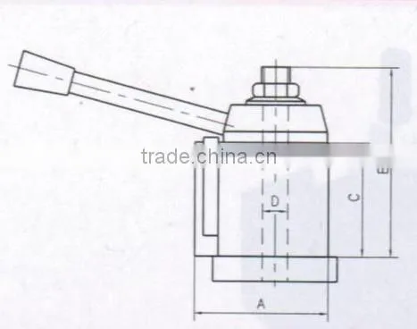 wedge type quick change tool post and holders americ type