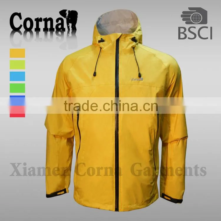 Fashion Mens plus size jacket waterproof windproof breathable