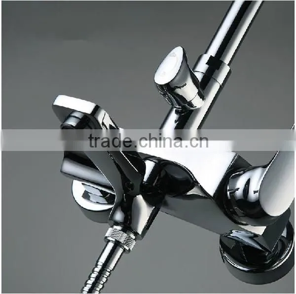 new style stainless steel bar & shower head, brass main body faucet, rain shower set bathroom faucet set
