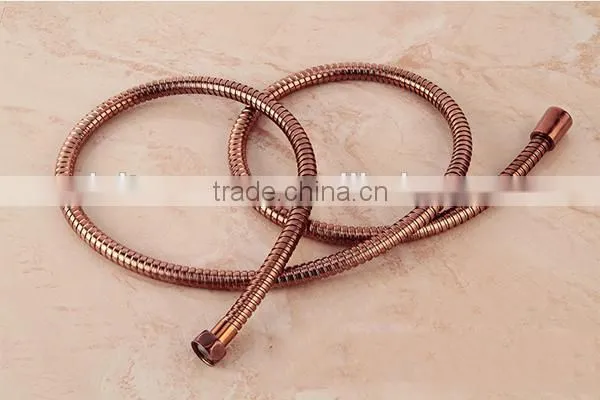 antique brass gold-plated bathroom shower set, china supplier rose colour shower set