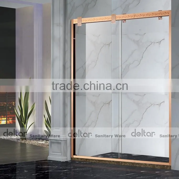 Luxury portable shower room with full tempered glass door
