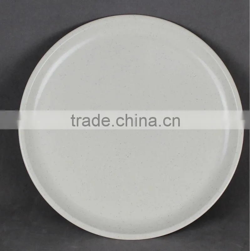 Two-tone Melamine Round Tray