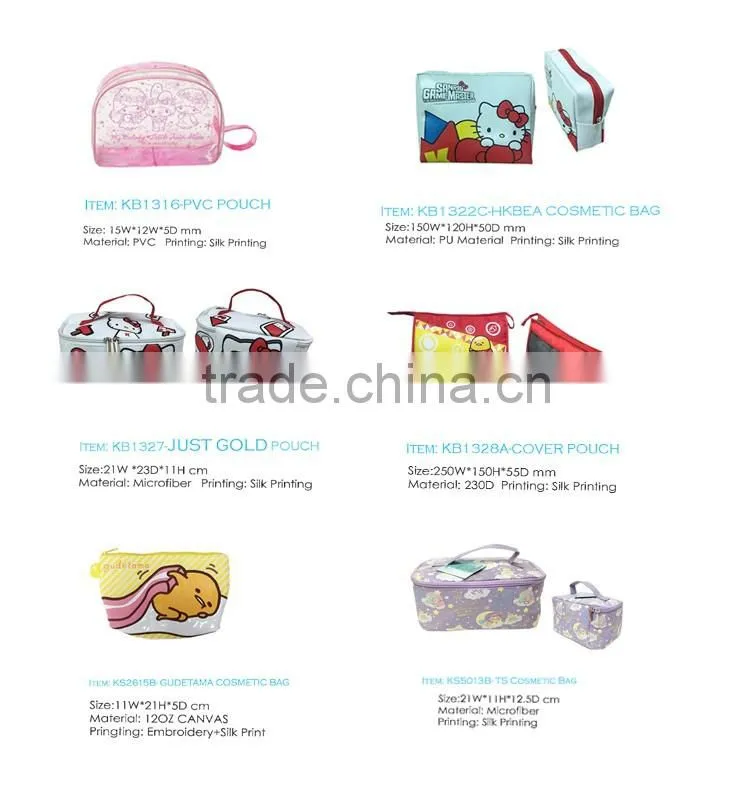 OEM custom design travel cosmetic bag