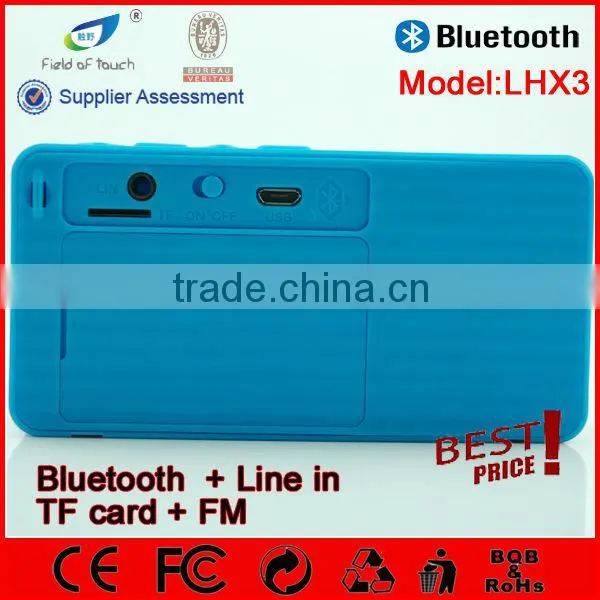 X3 hot selling wireless handsfree calling cheap price promotion gift speaker with battery removeable