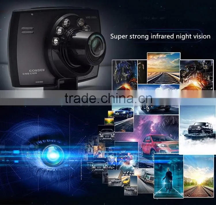Hot selling cycle Rcording night vision G30-1248 car cam full hd