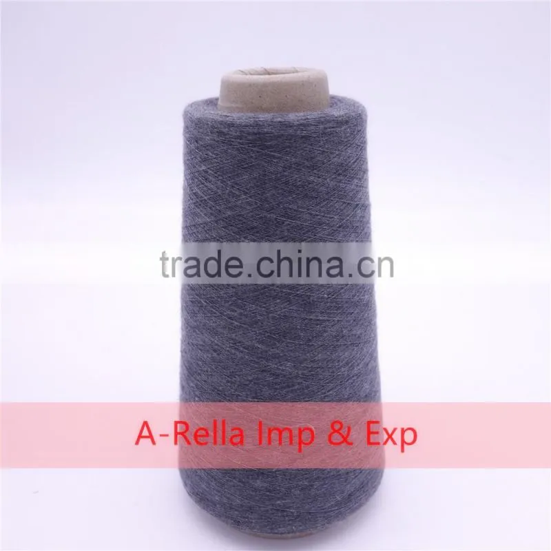 nep yarn gray yarn 5# 32S/1 in cone knitting yarn 100% polyester