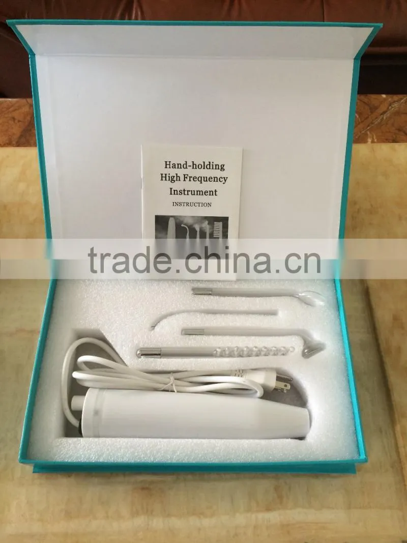 Mini handheld portable high frequency beauty equipment lw-028