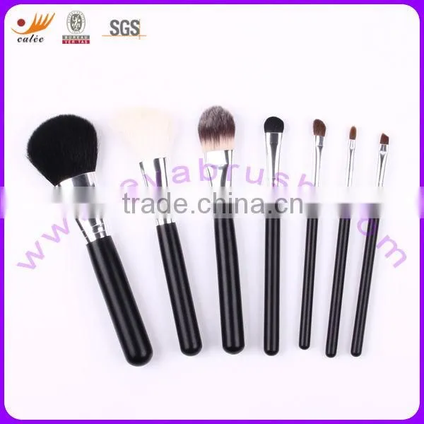 EYA 7pcs black goat hair cosmetic brush
