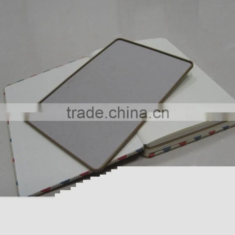 OEM top quality wholesale book-jacket metal tin book certificate diary cover