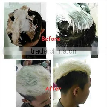 Dust free white color gentle formula oxygen hair bleaching powder 500g
